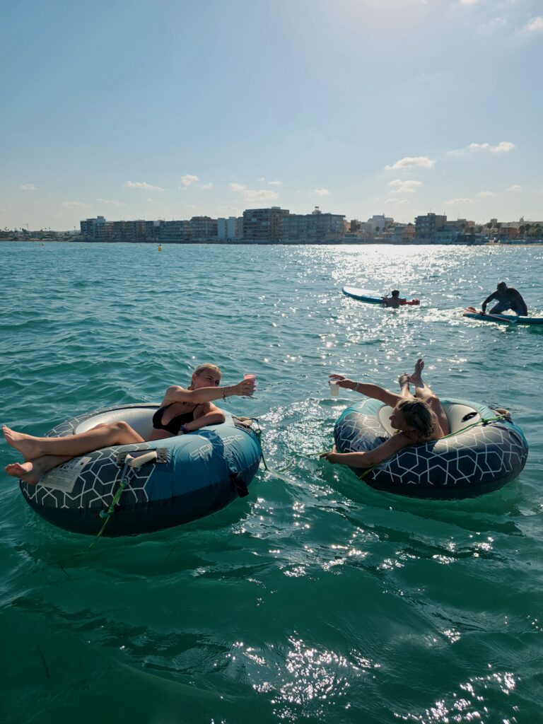 I love Torrevieja fun on Island Breeze catamaran
