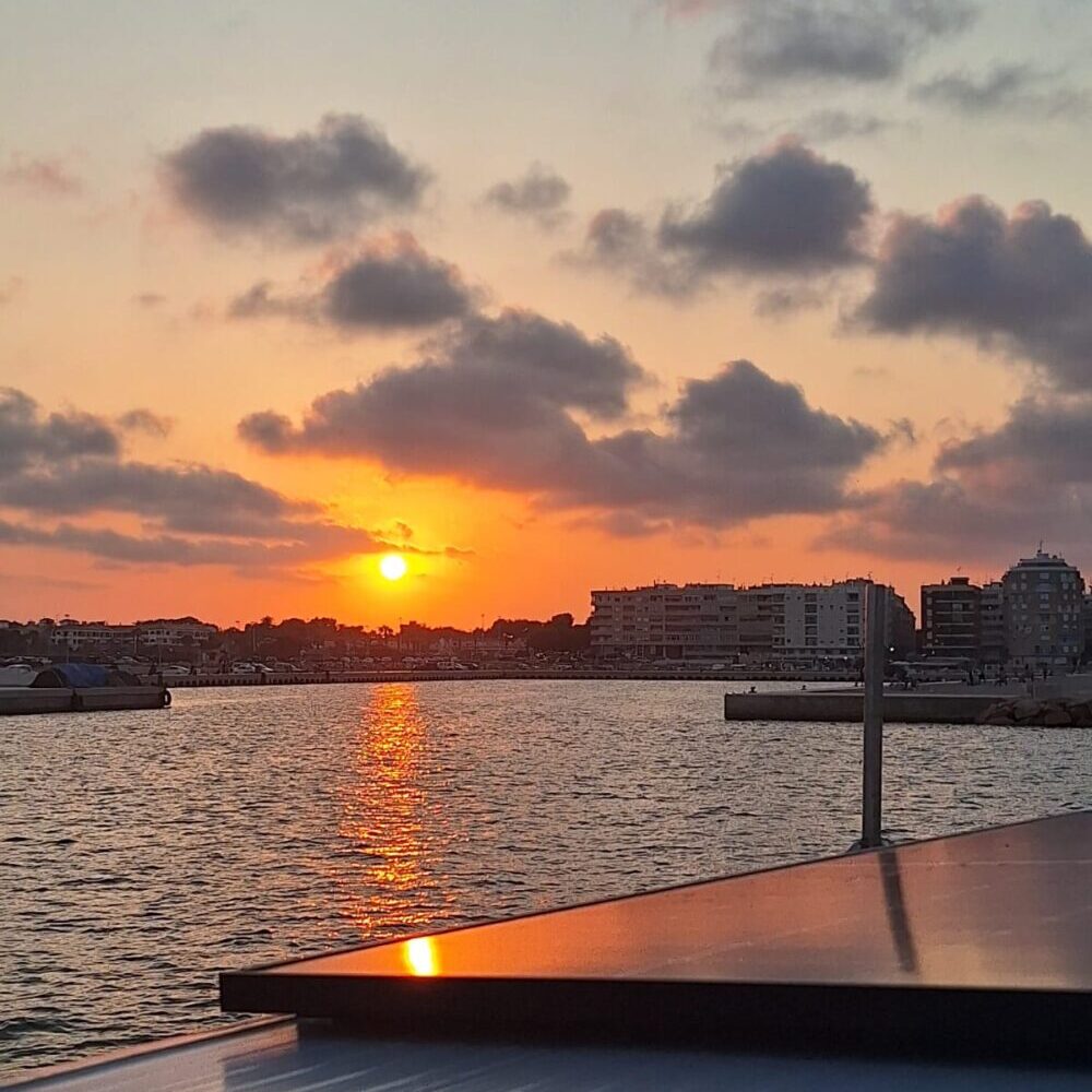 Sunset from Apaleo catamaran