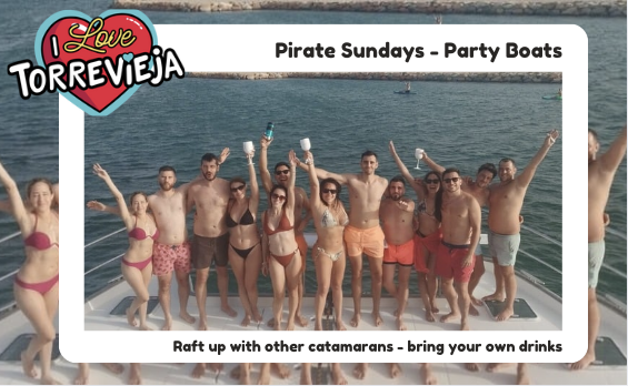 I love Torrevieja Pirate Sundays domingo fiesta
