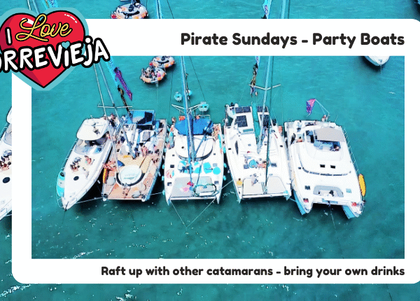 Pirate Party Sunday fiesta I love Torrevieja Boat Tours