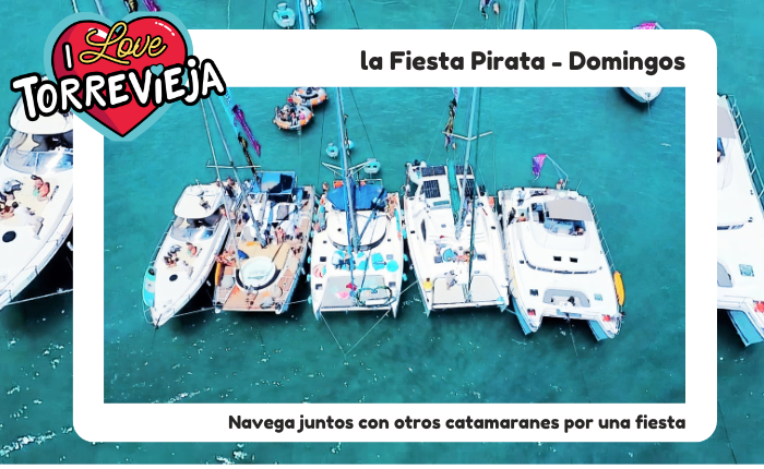 Pirate Party Sunday fiesta I love Torrevieja Boat Tours