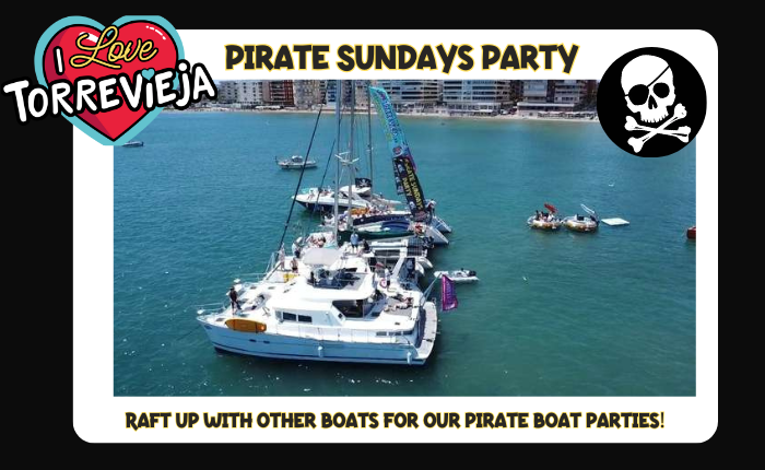 Boat images for Tours on website (23) Pirate Party Sunday fiesta I love Torrevieja Boat Tours