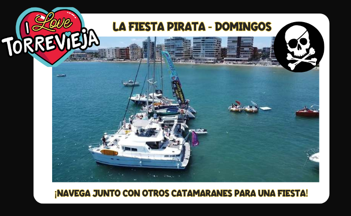 Boat images for Tours on website (24) Pirate Party Sunday fiesta I love Torrevieja Boat Tours
