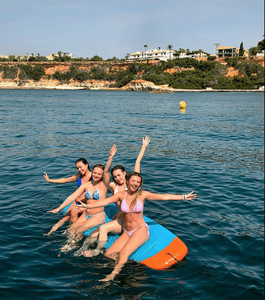 I love Torrevieja fun on Island Breeze catamaran