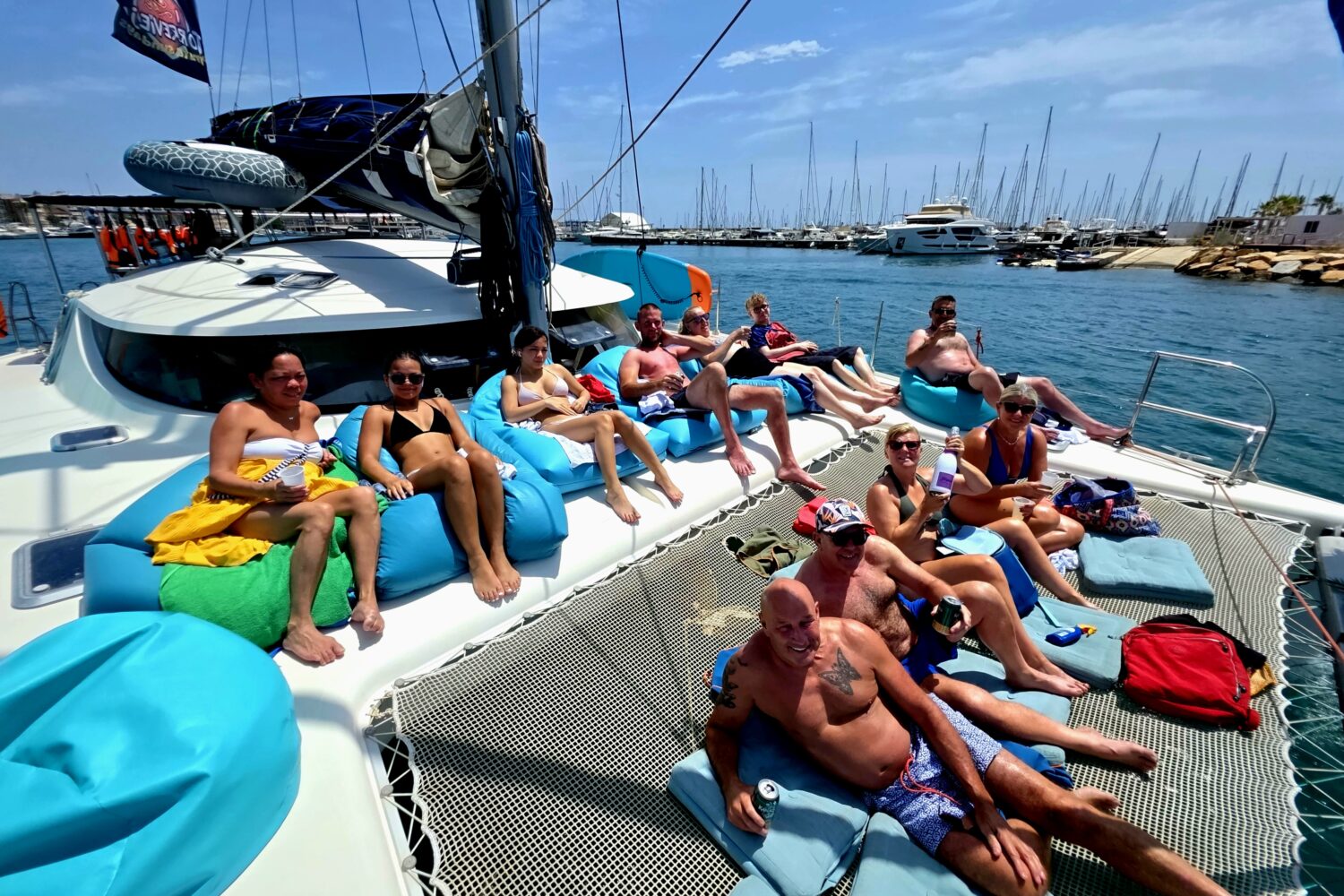 I love Torrevieja fun on Island Breeze catamaran