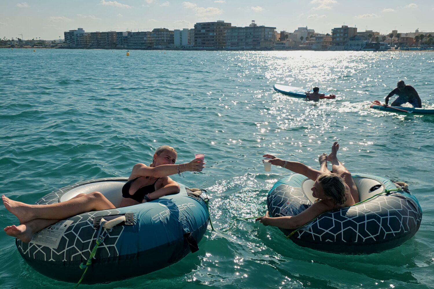I love Torrevieja fun on Island Breeze catamaran