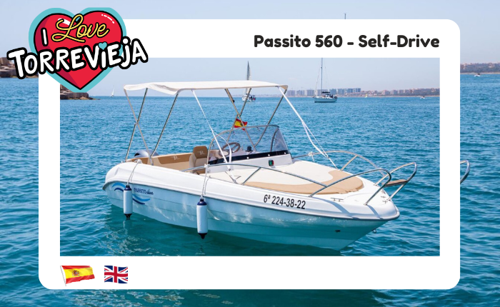 Passito 560 Self-Drive Tours Torrevieja Boat Rental