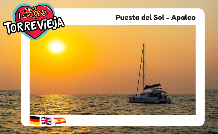 Puesta del sol Aquilar barcos Torrevieja